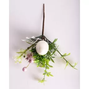 MŰVIRÁG TOJÁSOS PICK BOGYÓVAL, CREAM/RÓZSASZÍN