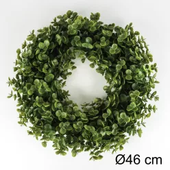 KOSZORÚ BUXUS ZÖLD     46CM