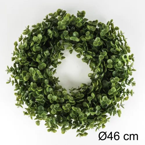 KOSZORÚ BUXUS ZÖLD     46CM