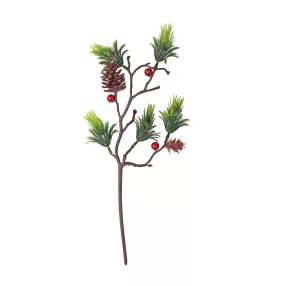 FENYŐÁG TOBOZ+BOGYÓ ZÖLD 40