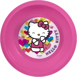 LICENCE MŰANYAG MÉLYTÁNYÉR, HELLO KITTY