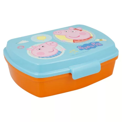 LICENC MŰANYAG  PEPPA PIG FUNNY SZENDVICSDOBOZ