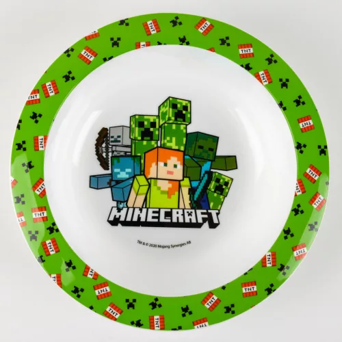 LICENCE MŰANYAG MÉLYTÁNYÉR, MIKRÓZHATÓ, MINECRAFT