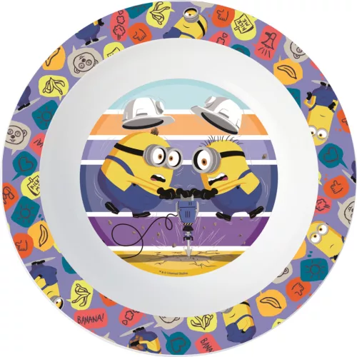 LICENCE MŰANYAG MIKRÓZHATÓ MÉLYTÁNYÉR, MINIONS