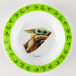 LICENCE MŰANYAG MÉLYTÁNYÉR, MIKRÓZHATÓ, BABY YODA