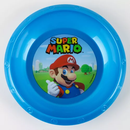 LICENCE MŰANYAG MÉLYTÁNYÉR, SUPER MARIO