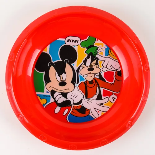LICENCE MŰANYAG MÉLYTÁNYÉR, MICKEY ÉS GOOFY
