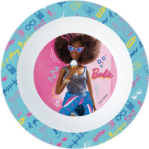 LICENCE MŰANYAG MÉLYTÁNYÉR, MIKRÓZHATÓ, BARBIE