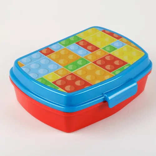 MŰANYAG SZENDVICSTARTÓ DOBOZ, BRICKS