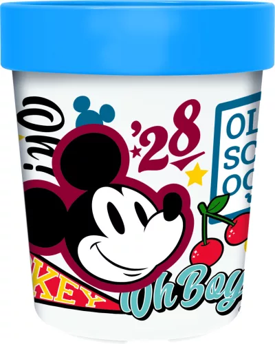 LICENCE MŰANYAG POHÁR, CSÚSZÁS GÁTLÓ, MICKEY