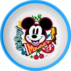 LICENCE MŰANYAG MÉLYTÁNYÉR, CSÚSZÁS GÁTLÓ, MICKEY