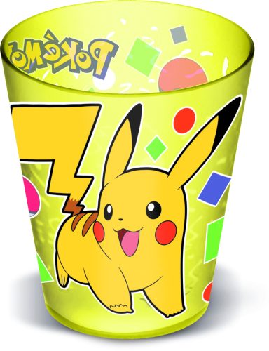 LICENCE MŰANYAG POHÁR, ÁTLÁTSZÓ, POKEMON