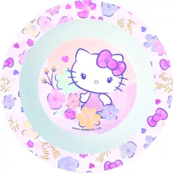 LICENCE MŰANYAG MÉLYTÁNYÉR, MIKRÓZHATÓ, HELLO KITTY