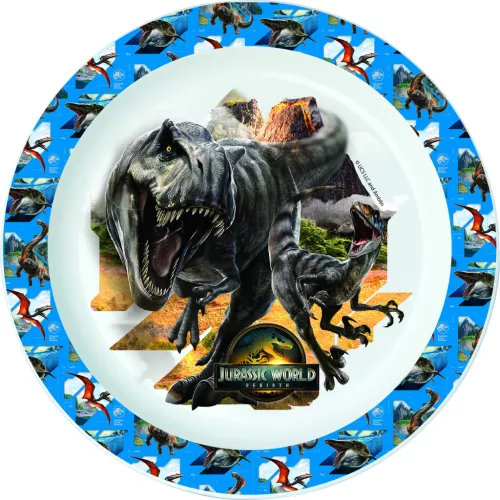 LICENCE MŰANYAG LAPOSTÁNYÉR, MIKRÓZHATÓ, JURASSIC WORLD