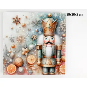 MŰA.TÁLCA NÉGYZ.DIÓTÖRŐ30*2