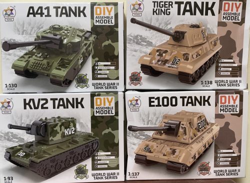 TANK JÁTÉK DIY SZETT 4S