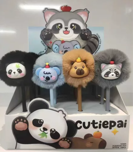 KT.CUKI ÁLLATOK POMPOM 4S