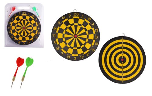 DARTS TÁBLA 2 DART TŰVEL ZACSKÓBAN