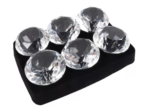 ÜVEG GYÉMÁNT*6 VÍZTISZTA  3