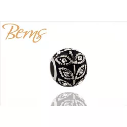 BERNS CHARM BEAD-LEAF-18*CRY SS