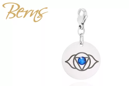 BERNS CHARM D.KAP. CHAKRA 3.EYE-CAP.BLUE
