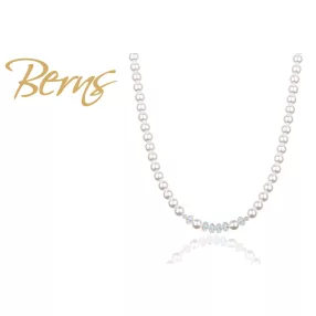 BERNS NYAKLÁNC BREE WHITE-CRY.SH SS