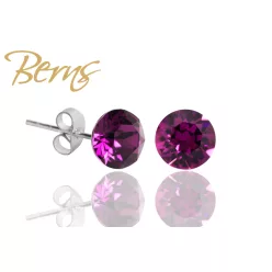 BERNS FÜLBEVALÓ XIRIUS AMETHYST 6MM SS