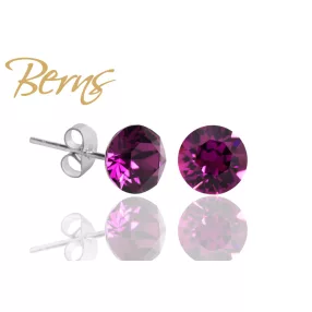 BERNS FÜLBEVALÓ XIRIUS AMETHYST 6MM SS