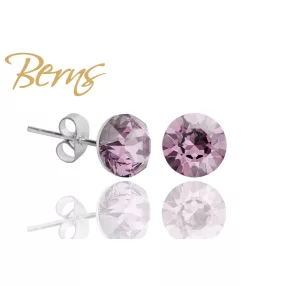 BERNS FÜLBEVALÓ XIRIUS LT.AMETHYST 6MM SS