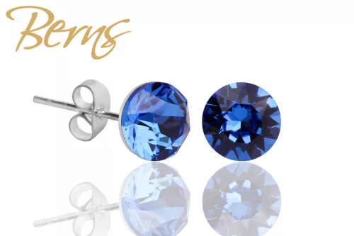 BERNS FÜLBEVALÓ XIRIUS SAPPHIRE 6MM SS