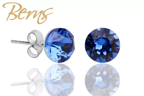 BERNS FÜLBEVALÓ XIRIUS SAPPHIRE 8MM SS