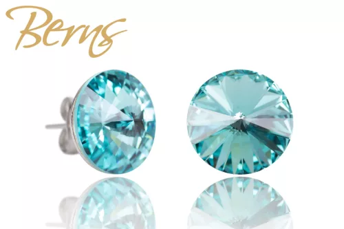 BERNS FÜLBEVALÓ GALAXY LT.TURQUOISE 12MM SS