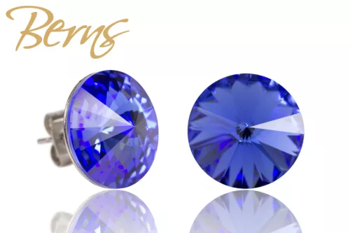 BERNS FÜLBEVALÓ GALAXY SAPPHIRE 14MM SS