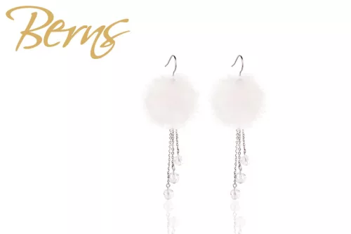 BERNS FÜLBEVALÓ MINK- BESS WHITE SS