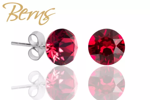 BERNS FÜLBEVALÓ XIRIUS RUBY 8MM SS