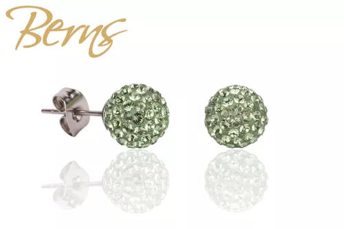 BERNS FÜLBEVALÓ LILLY PERIDOT 8MM