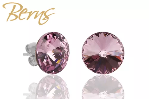 BERNS FÜLBEVALÓ GALAXY LT.AMETHYST 10MM SS