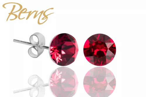BERNS FÜLBEVALÓ XIRIUS RUBY 6MM SS
