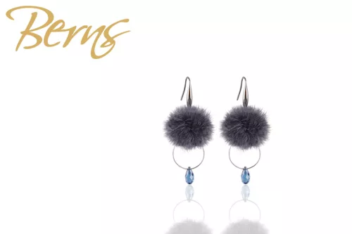BERNS FÜLBEVALÓ MINK-.MAYA GREY SS