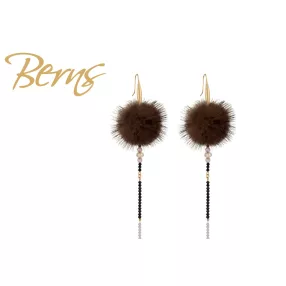 BERNS FÜLBEVALÓ MINK- PINPY BROWN GO